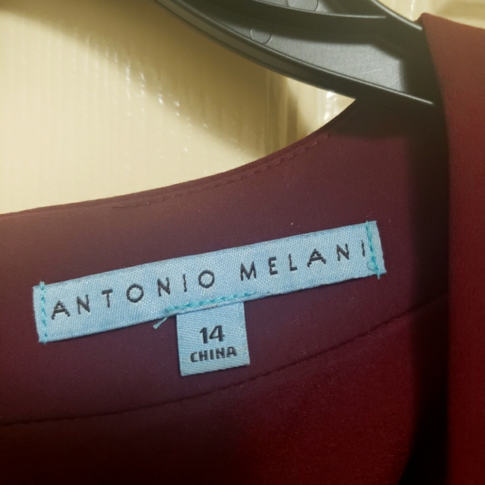 Antonio Melani Deep Burgundy pantsuit
